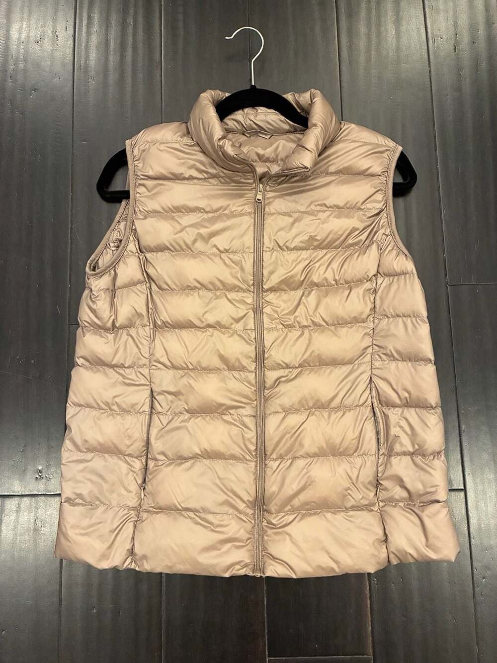+ Madison Puffer Vest Size XL/TG Champagne Down Nylon